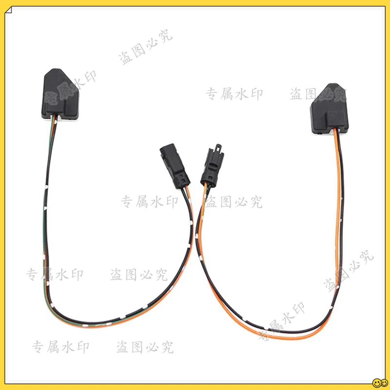 A30F-1 Pair Red Blind Spot Monitor Detection Distance Assist Light Lamp For Toyota Honda BSD BSA BSM Car Side Mirrors