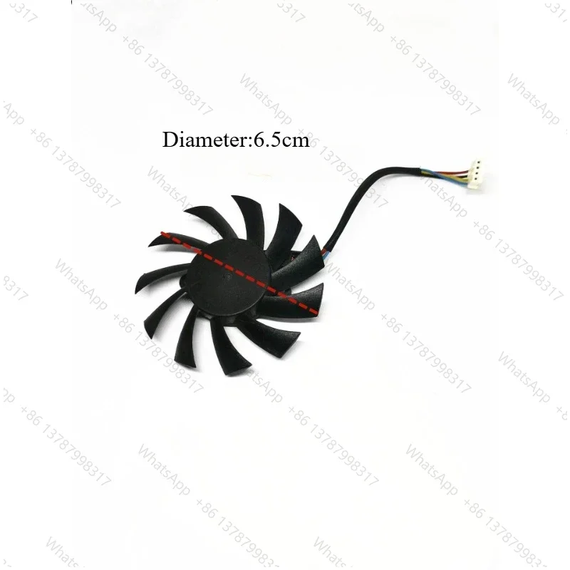 6.5CM 5V 4Pin Graphics Card Fan With 3.4-3 2-1.3 Hole Spacing For YY7010L05B