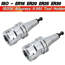 High-precision 0.001mm ISO ISO30 ER Rust Proof Tool Holder Using ER16 ER20 ER25 ER32 Collet CNC Chuck CNC Engraving Mach