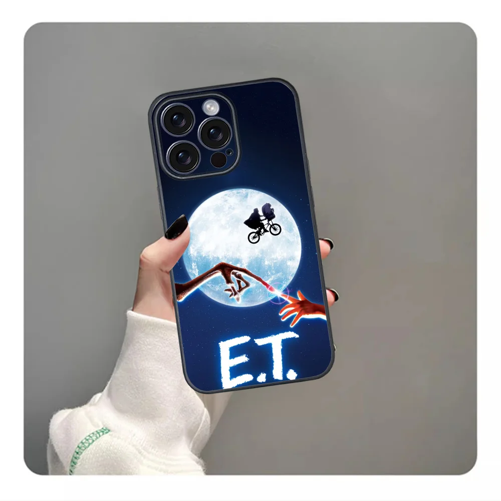 E.T.the Extra-Terrestrial Phone Case For iPhone 16 15 14 13 12 11 PRO MAX PLUS Mini TPU Soft to  Skin-friendly case