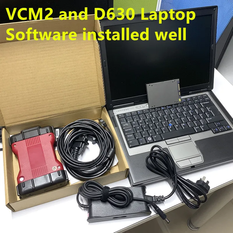 Auto Diagnostic Scanner VCM2 For Fo/Mazd Car Tool VCM IDS VCM II Full Chip with D630 laptop