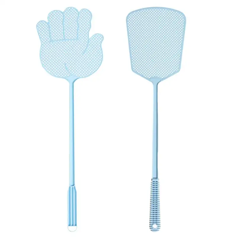 Plastic Fly Swatters Durable Cute Palm Plastic Heavy Duty Flyswatter Mosquito Repellent Tool Home Accessories Tools Random color