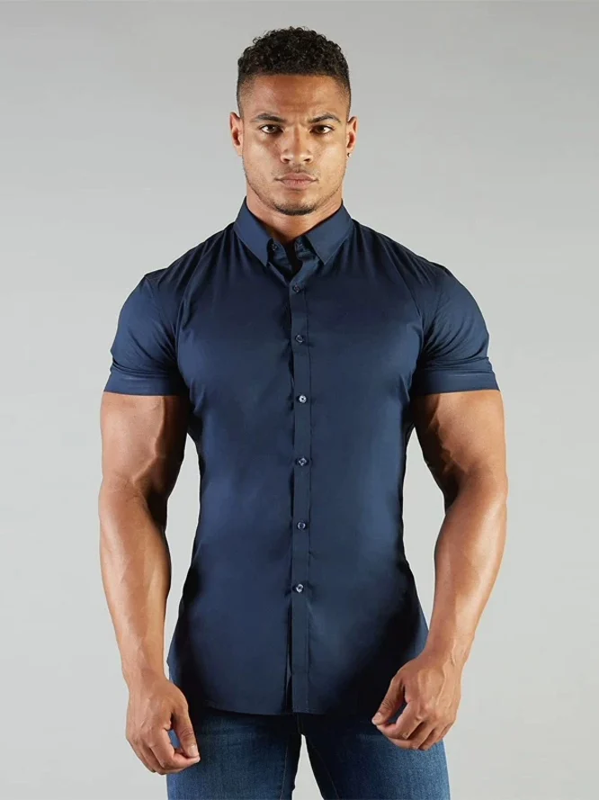 

Fitn Men's ort Sve irt Casual Lightweight Qui Dry Breathable Youth ular Sle Regular Fit Workwear irt