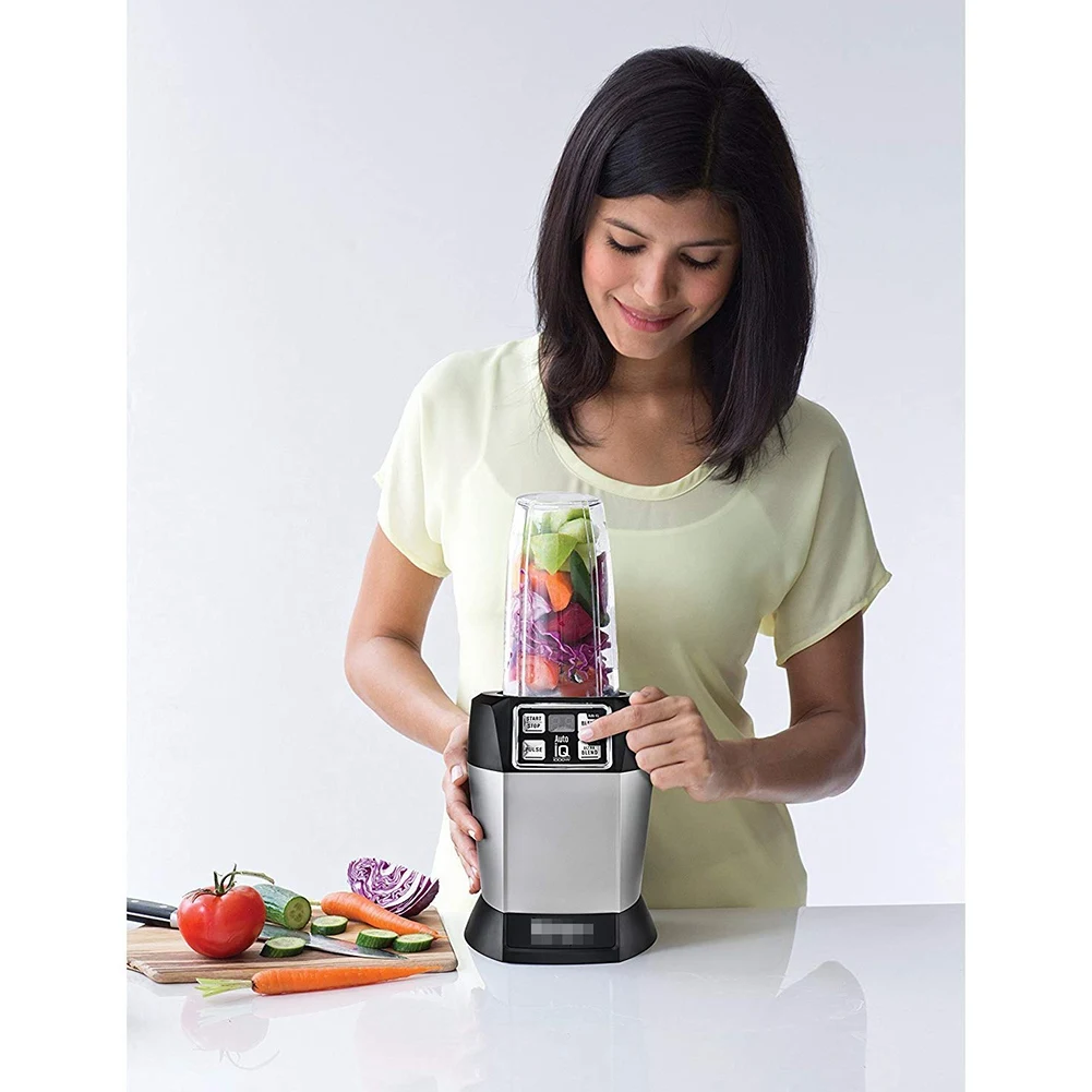 Крышка A01M, чашка 32 унции и лезвие с 7 ребрами для совместимых с блендером Ninja Auto IQ 1000 Вт, аксессуары, запасные части BL482