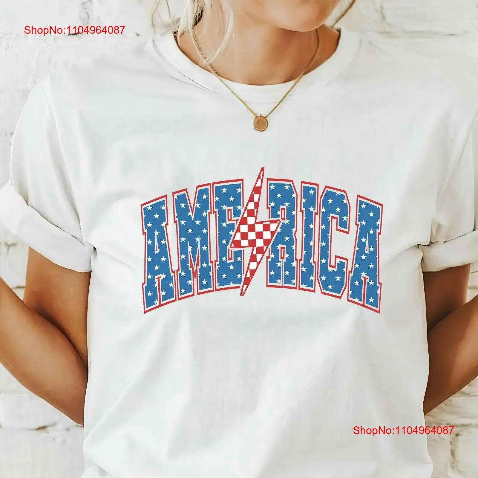 

Star America T Shirt 4th of July Independence Day Women Memorial Fourth Patriotic For American vintage Washed streetwear Casual