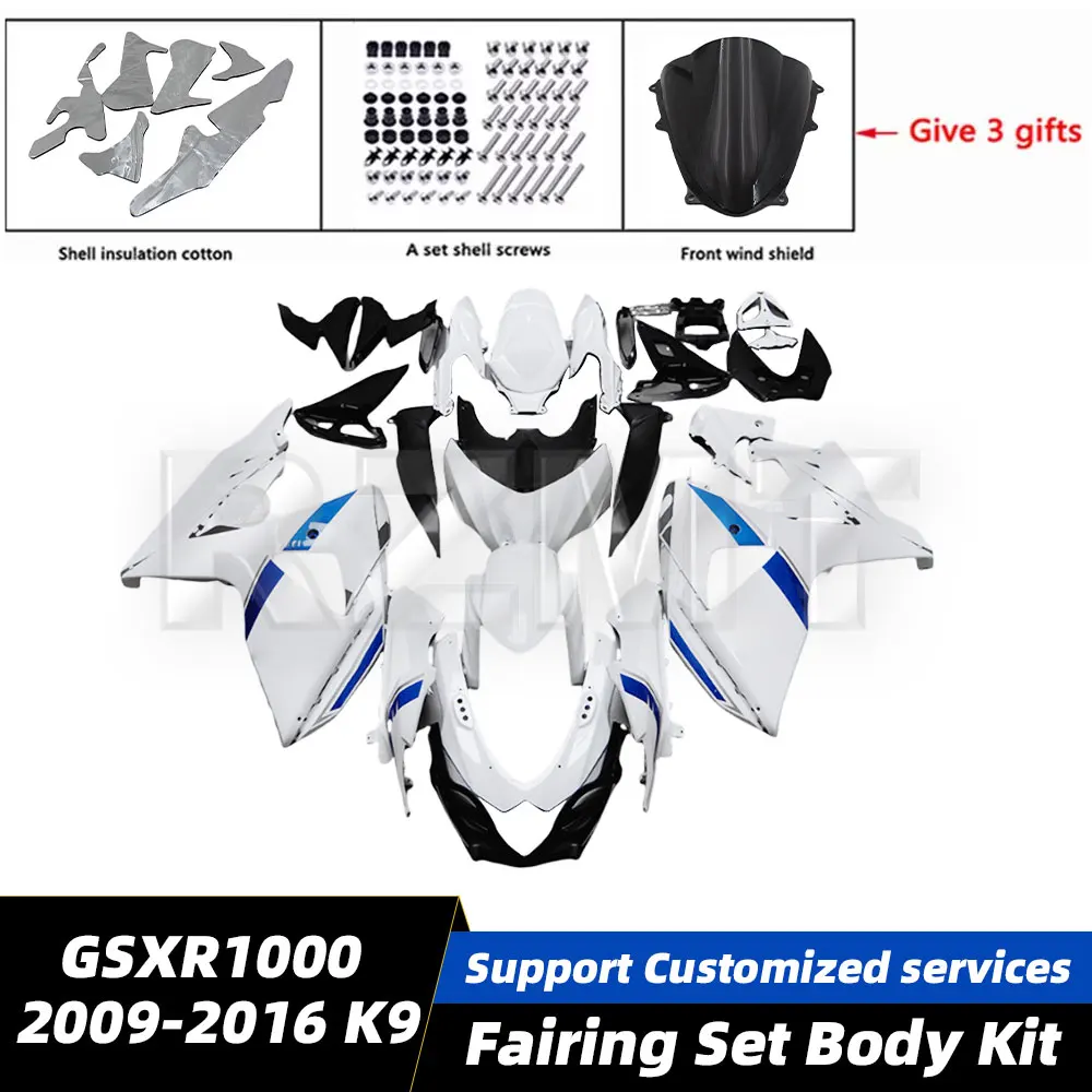 

For Suzuki GSX-R1000 2009-2016 K9 Motorcycle Fairing Set Body Kit Bodywork Plastic Accessories Shell Injection 09-16 S1009-103a