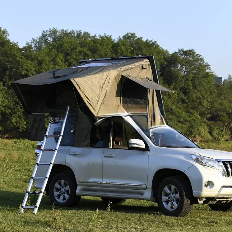 

High Quality PVC Coated Aluminum Soft-Up Rooftop Tent 2-4 Person Outdoor Camping
