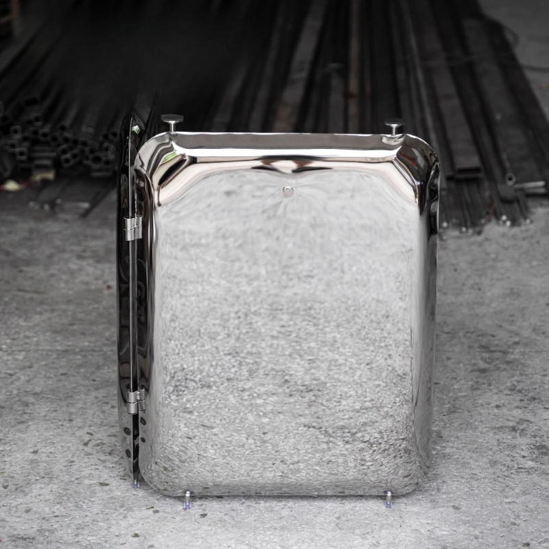 

Internet celebrity inflatable stainless steel mirror table legs forest April slate marble table feet foldable