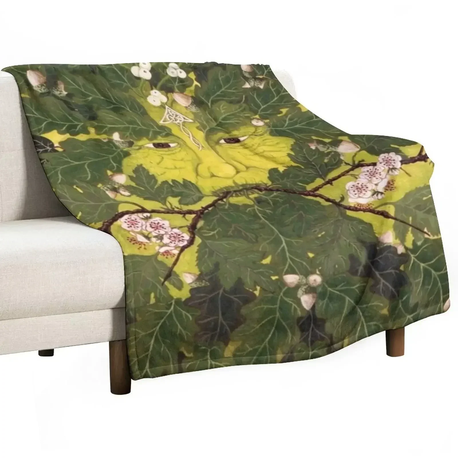 

The Greenman Throw Blanket Moving blankets and throws Blankets