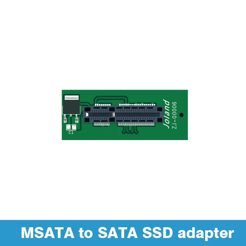 MSATA para sata 7 + 15 disco rígido ssd adaptador cartão de estado sólido fixo-livre prático teste plug-in adaptador