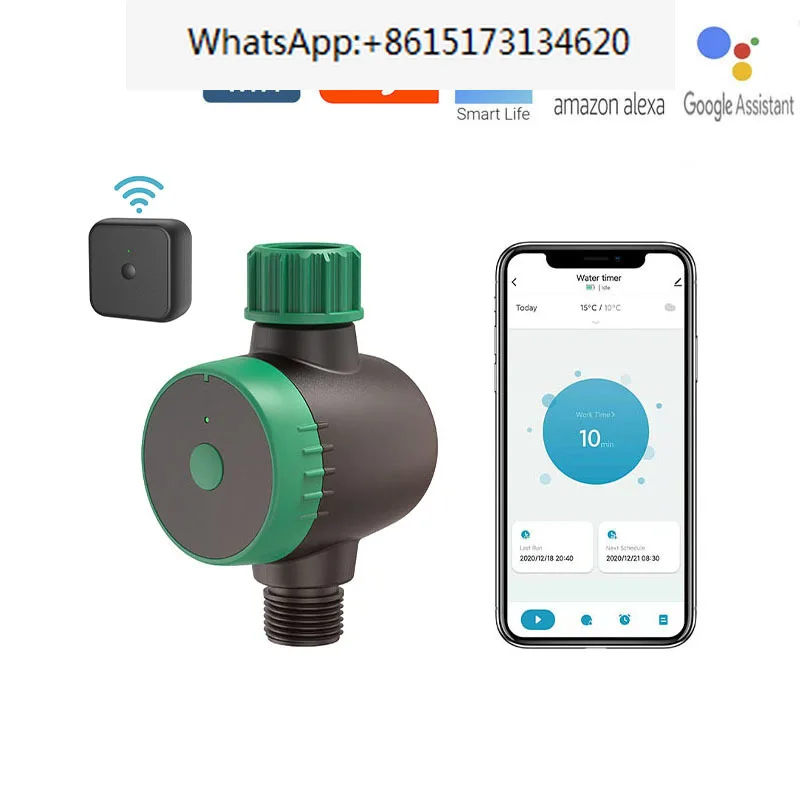 Tuya Smart Hose Faucet Watering Timer, with Wi-Fi Hub, Compatible with Alexa, Smart Life