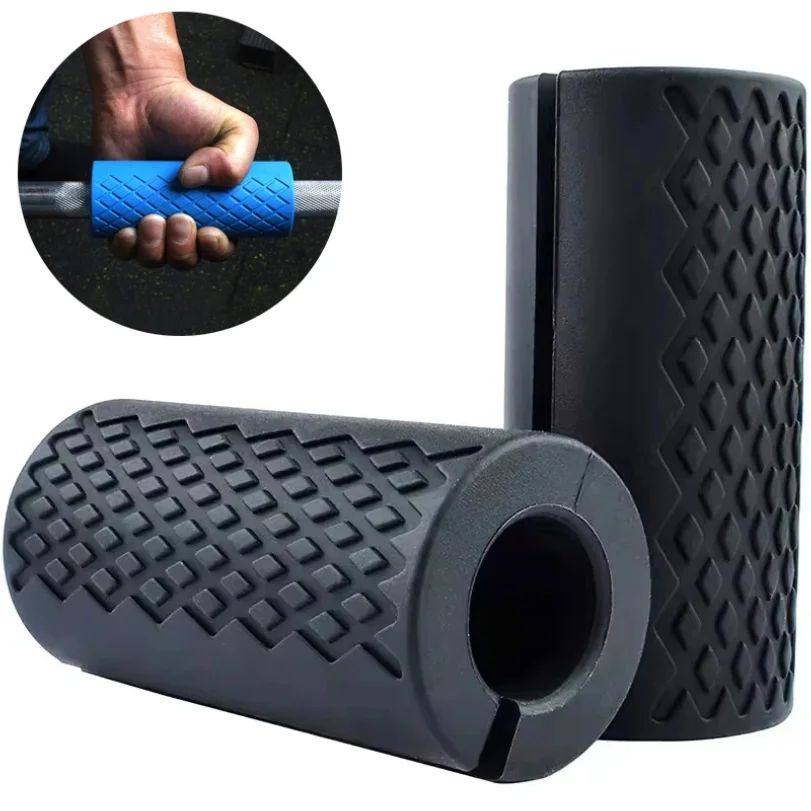 

Grip Fat Bar Dumbbell Fat Barbell Grip Thick Bar Grips for Weightlifting Fitness Bar Handle Silicone Non-Slip Protective Pad