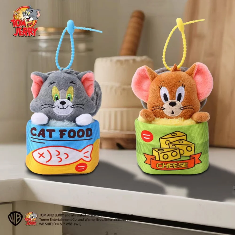 

Подлинная плюшевая кукла Тома и Джерри, брелок Kawaii, креативные плюшевые игрушки с героями мультфильмов, украшение для женского рюкзака, куклы для девочек, рождественские подарки