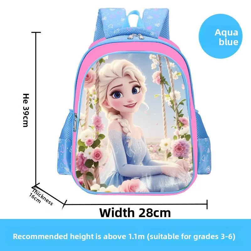 حقيبة ظهر فاخرة ذات سعة كبيرة من Disney Cartoon للفتيات والأطفال، لطيفة وخفيفة الوزن ومريحة للاستخدام اليومي في المدرسة