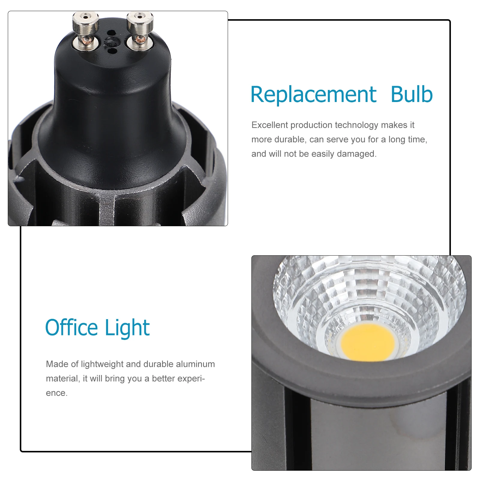 

Warm White Led Spotlight Bulb 9W Gu10 Cob Light Cup Aluminum Lamp For Home Kitchen Living Room Lighting Household Use