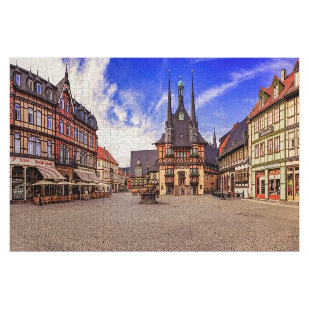 

Wernigerode (Germany) Jigsaw Puzzle Custom With Photo Wood Photo Personalized Puzzle