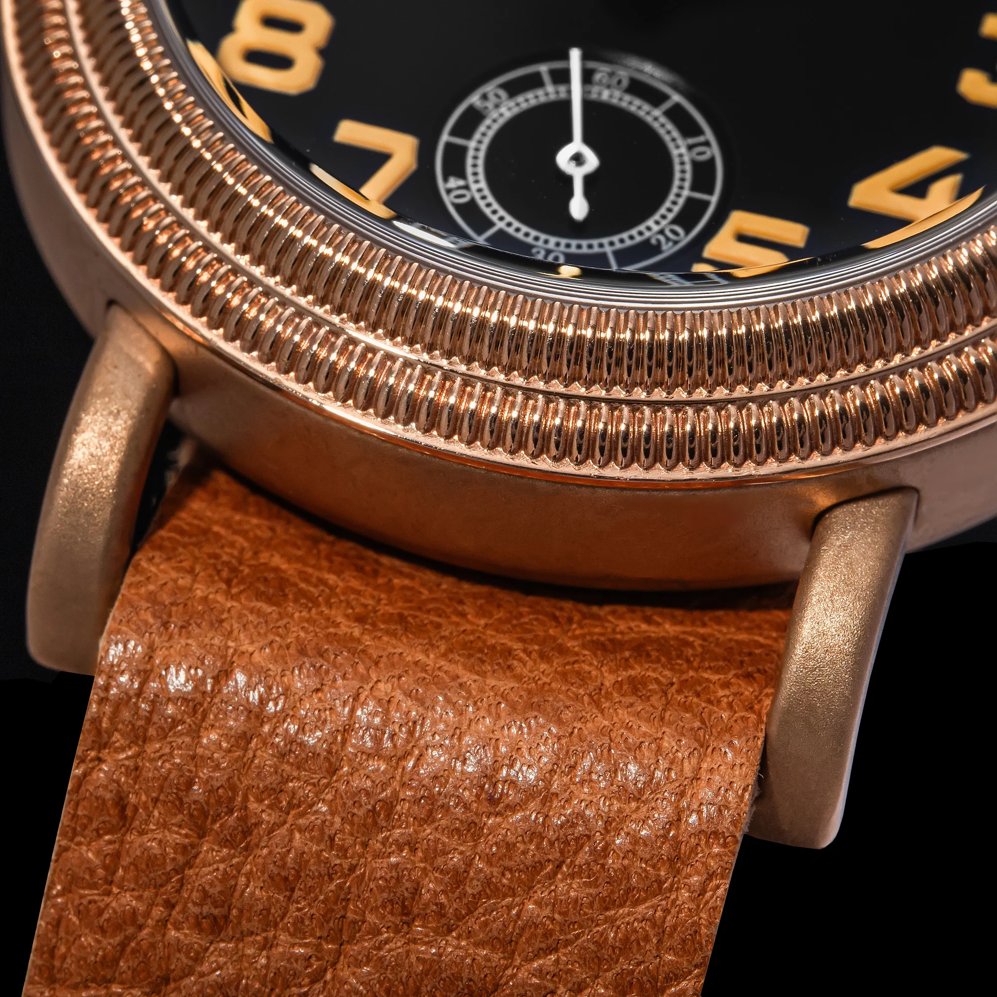 【T013】THORN Uhr 36 mm Durchmesser Vintage Fliegeruhr ST1700 Handaufzug Mechanische Uhrwerkuhr Schweizer Leuchtkraft – Detail 34