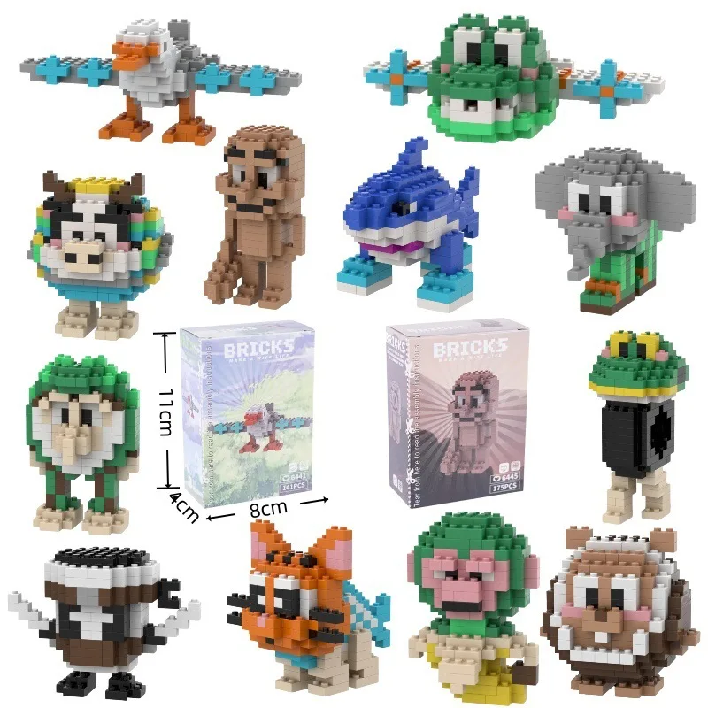 حار Tangtungsahur الجسيمات الصغيرة بناء الالعاب العمياء صندوق خشبي عصا اليد نموذج لغز الجمعية لعبة أطفال #2