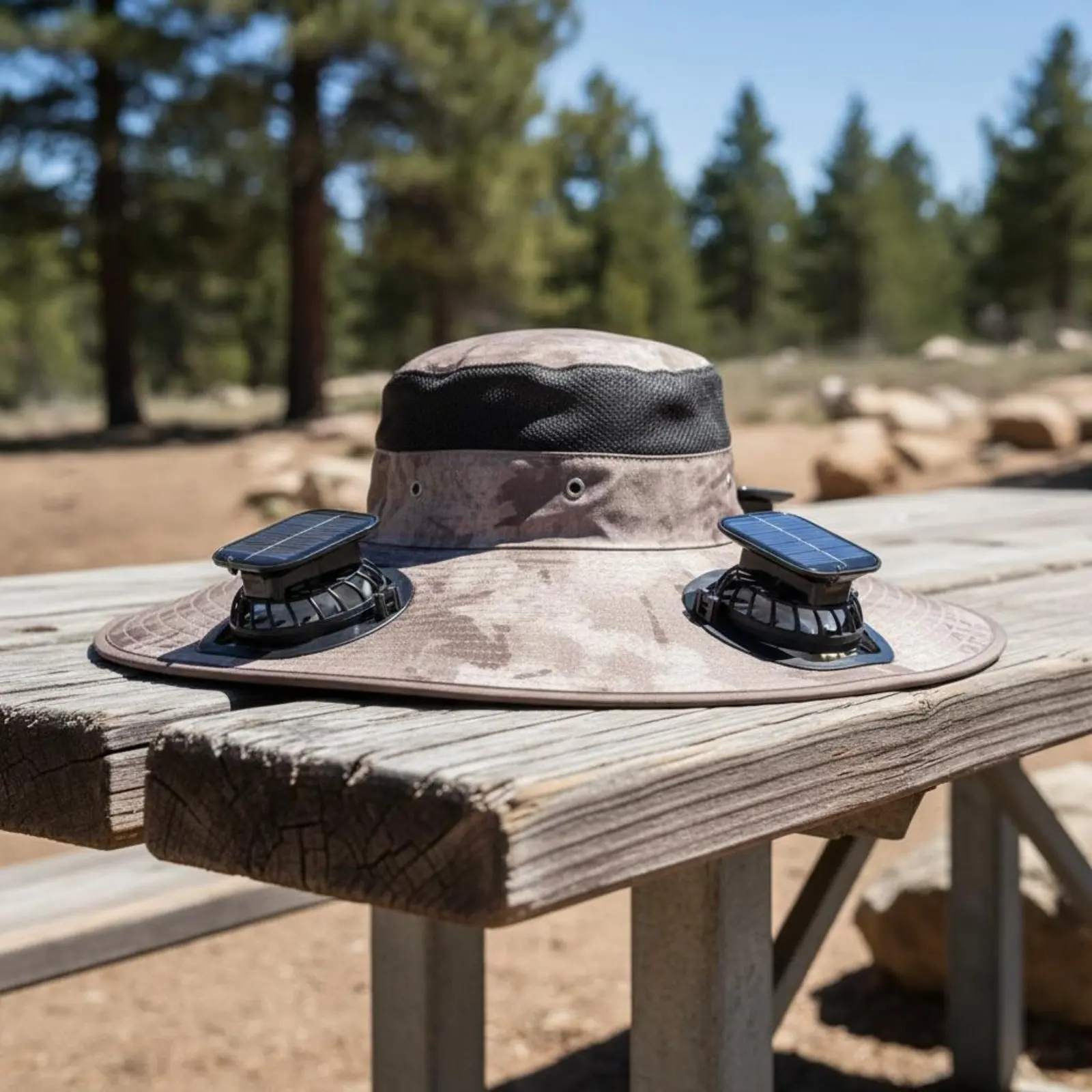 Solar Powered Fan Hat Waterproof Solar Fan Hat Universal Serial Bus Charging Cooling Cap Adjustable Fans Outdoor Headwear