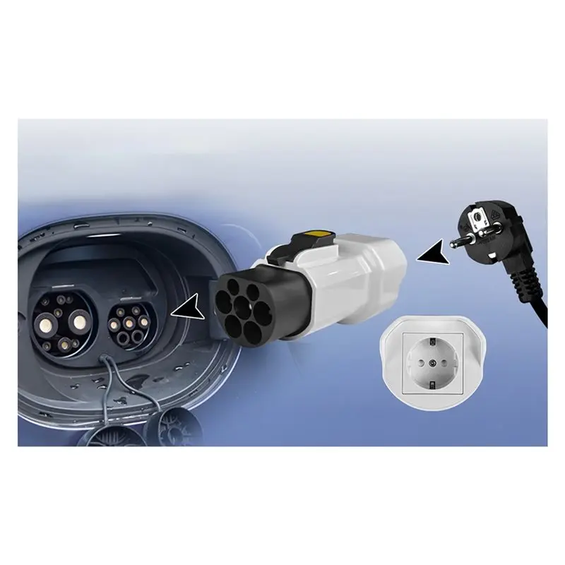 2X Evqiaoyi GBT V2L Discharge Adapter Plug To 16A 220V EU Socket For ZEEKR BYD Li Auto EV GBT Car