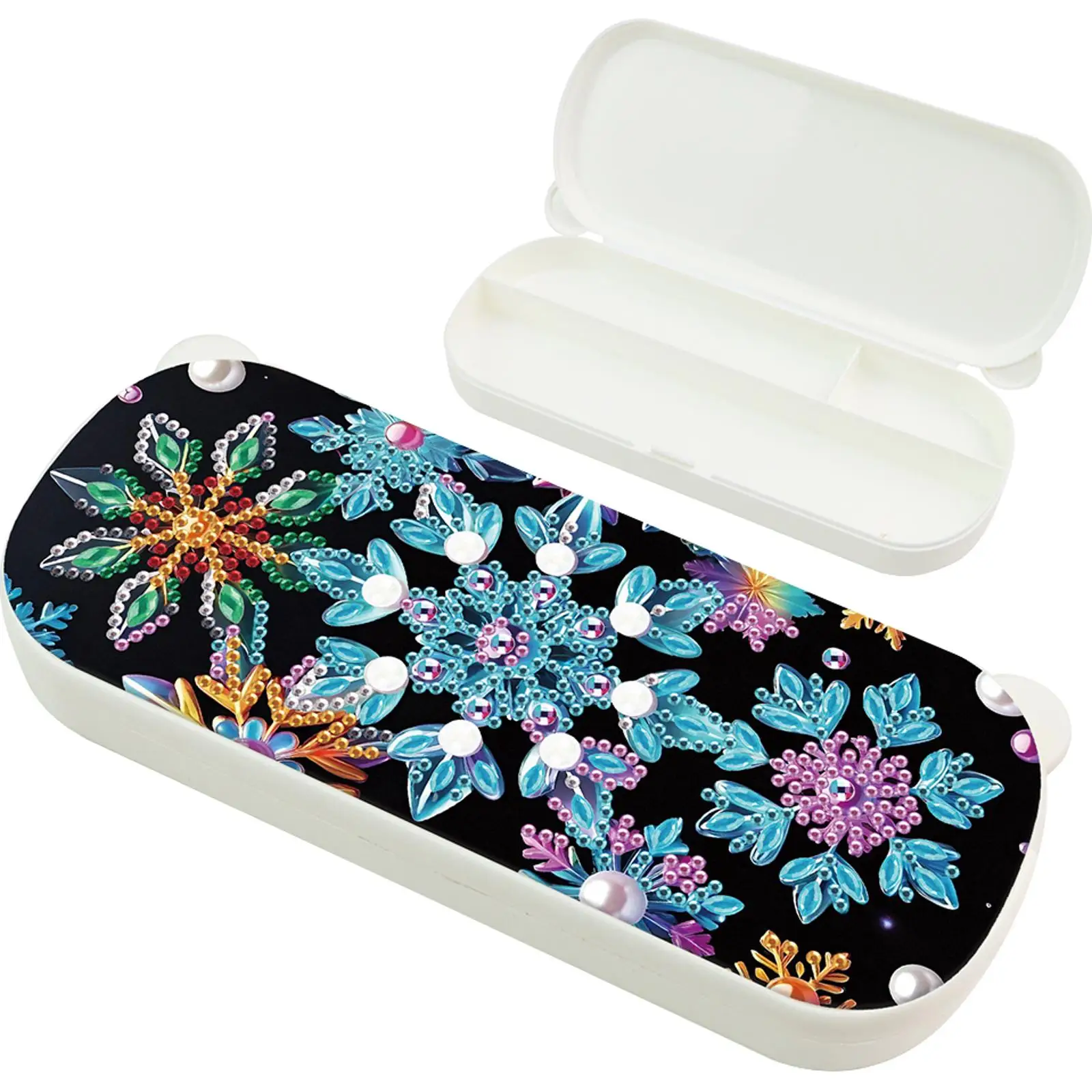 

DIY Diamond Painting Pencil Case Decorative Pencil Case Diamond Art Pencil Box for Office and Home Desk Accessories