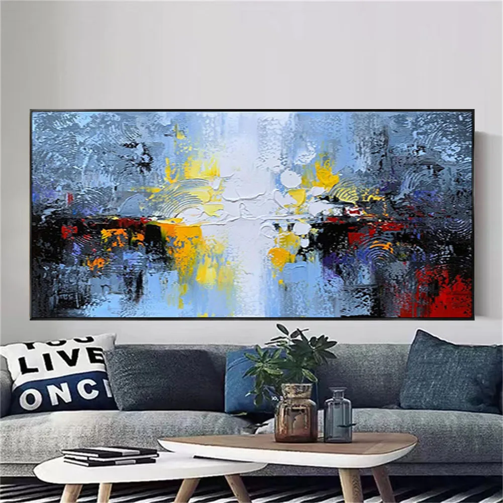 

Pop Handmade Oil Painting On Canvas Wall Art Pictures For Living Room Home Decor Accessories New Abstract Large Sizes Mural Trim