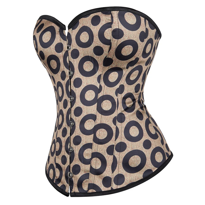 New Coffee Color Overbust Waist Corset Women Waist Trainer Chest Gather Push Up Body Shaper Slimming Clothes Sexy Lingerie