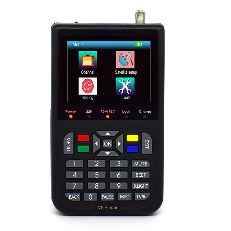 

V9 Finder DVB-S/S2 HD Star Searching Instrument Support H.265