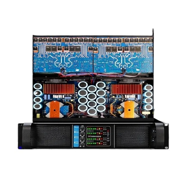 

Professional Dual Four Channel Outdoor Linear Array Switching Power Supply Digital StageVoltage Limit Protection Power Amplifier
