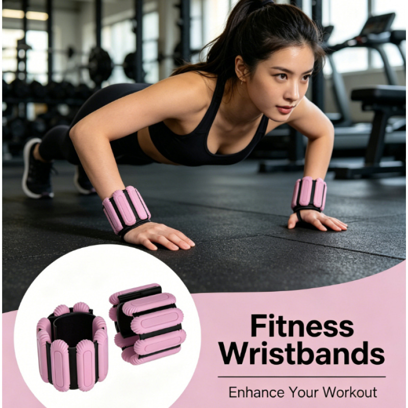  2PCS Adjustable Wrist Weights for Men Women Home Gym Exercise Walking Running Yoga Pilates Travel Strength Training 
