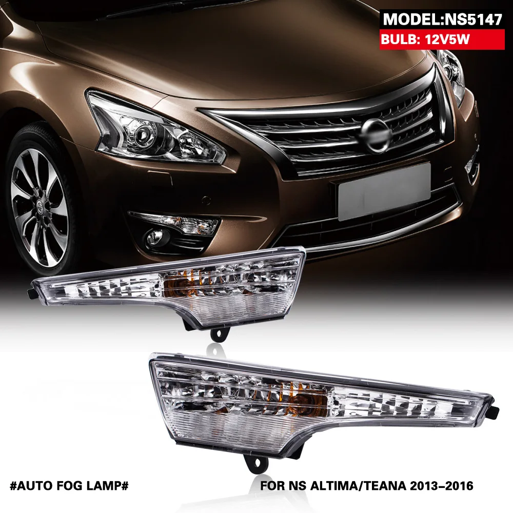 

For Nissan ALTIMA TEANA 2013-2016 Front Fog Lights Car Styling Spot Light Fog Lamps - 1 Pair