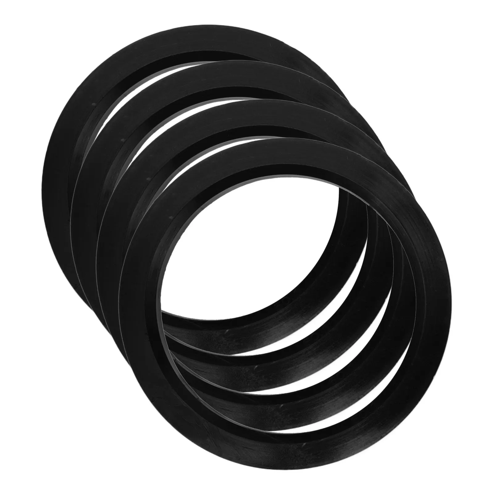 

4Pcs Wheel Ring Hub Centric Rings Plastic Construction Vibration Reduction Stable Handling Aesthetic Wheel Upgrade Car