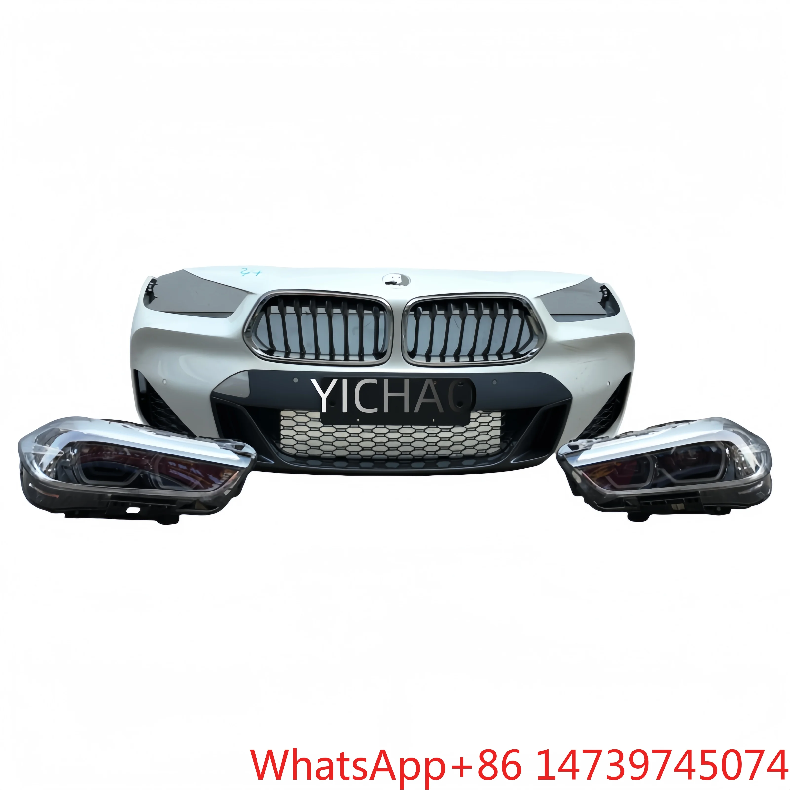 New Durable Plastic Front Bumper Assembly With Headlight Replacement Parts For X2 F39Car Front Bumper Front Bumper Assembly With