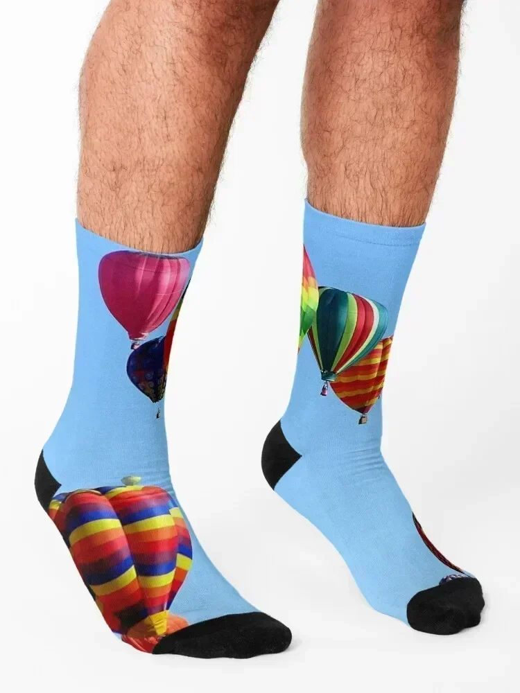 بالونات الهواء الساخن الجوارب جوارب رجل رجل أزياء الجوارب الرياضية الإناث الرجال #3