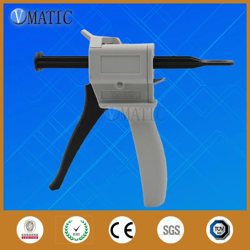 

Бесплатная доставка, смешивание, дозатор, картридж для уплотнения, пистолет, клей Ab, 50 мл/куб. радио, 1:1 1:2