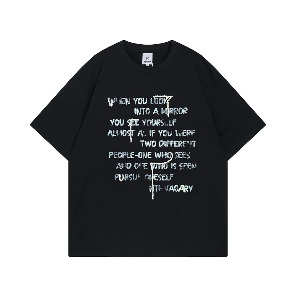 

Casual Trend Hip Hop Oversized T-shirt Women Men's Clothing Y2k T Shirts High Quality Cotton Short Sleeve Tees 2026 Summer Tops