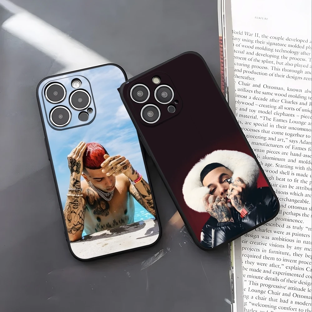 Чехол для телефона Sfera Ebbasta Singer для iPhone 17 Pro Max 16 15 14 Pro Max 13 11 X Xs Xr 8 7Plus, силиконовый чехол