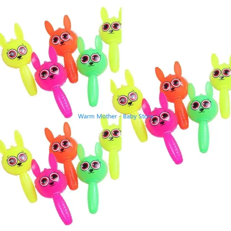 

15Pcs Light Up Rabbit Sticks LED Wand Children Holiday Festival Party Supplies 57QE