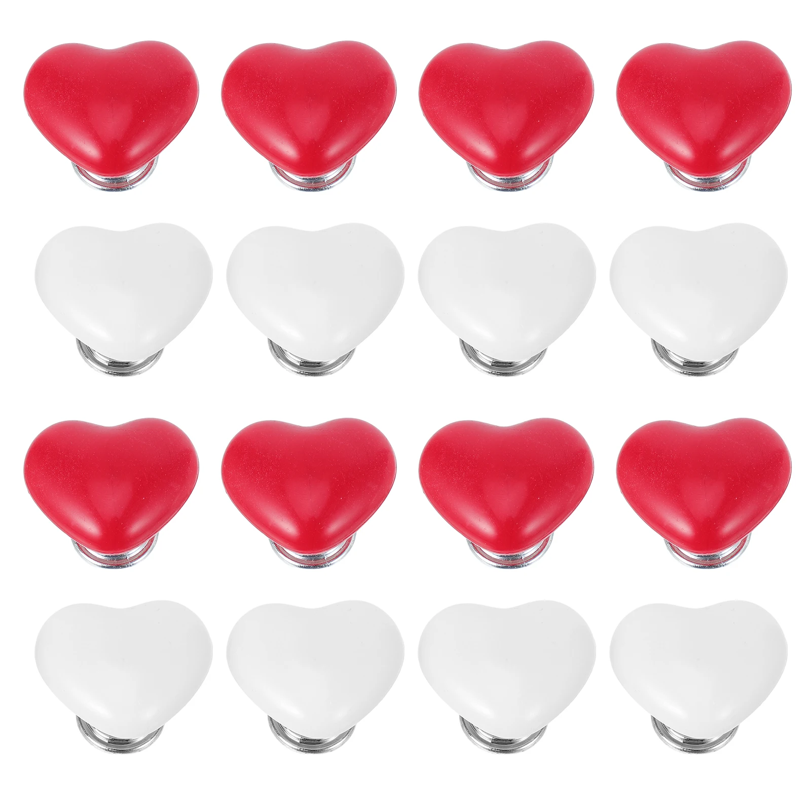 

20pcs Toilet Flush Button Heart Shaped Replacement For Toilet Tank Parts Durable Easy Silent Operation Lift Lid Long Nail