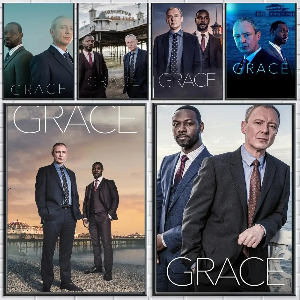 tv series G-Grace-E Poster Peel and Stick Wall Art for Cafe Office Bar and Home Decoration