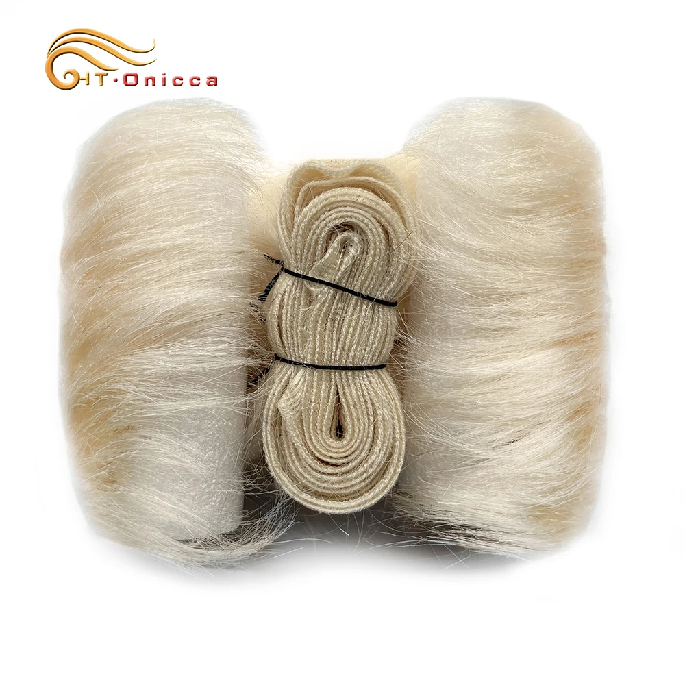 28Pcs Straight Bundle 100% Human Hair Bundles With Circular Closure 613 1B 27 30 4 BUG Colored Brazilian Short Remy Human Hair