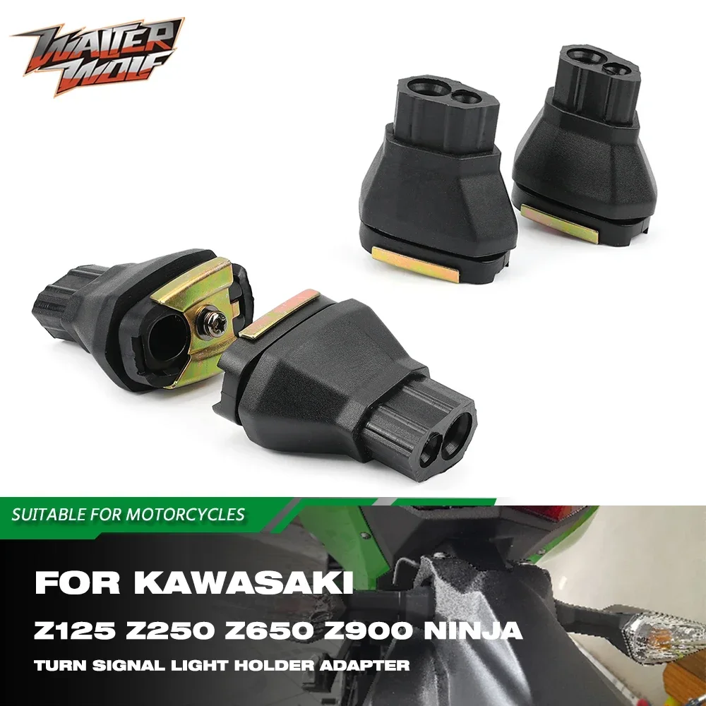 Turn Signal Light Holder For KAWASAKI Z300 Z650 VERSYS-X 300 NINJA 125 250 400 ZX6R Z1000SX Motorcycle Lamp Bracket Accessories