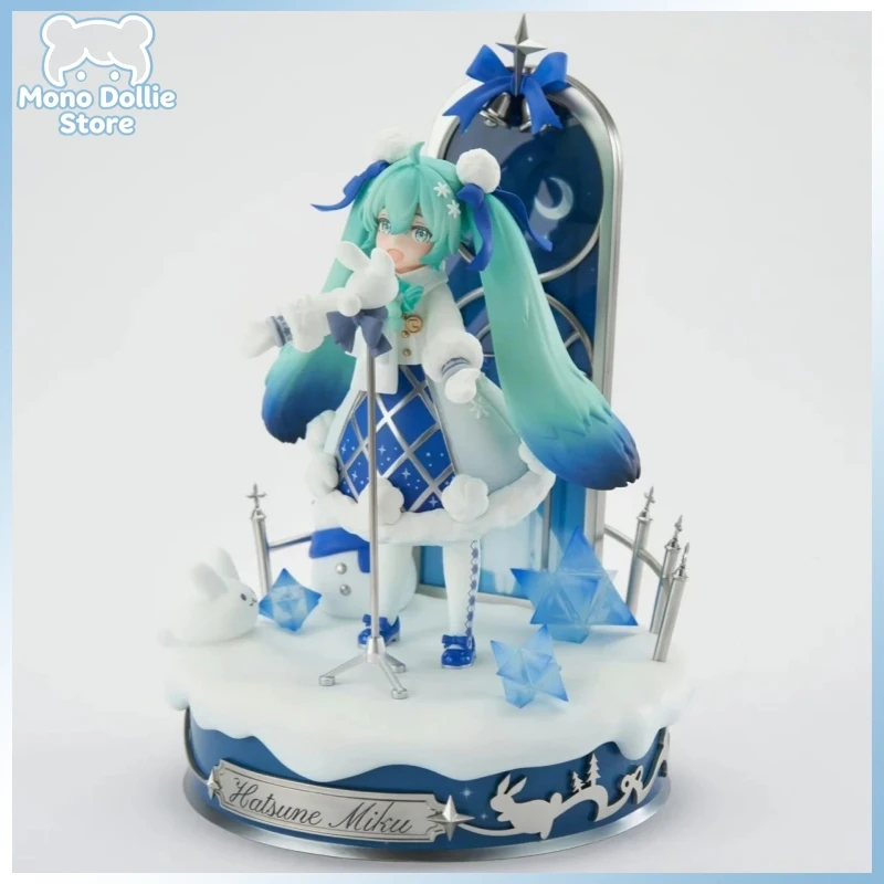 

Оригинальная фигурка Hatsune Miku Starry Snowy Night Of Wishes Ver. Статичная фигурка аниме-персонажа 18 см, коллекционная модель, украшение для рабочего стола, подарок на день рождения