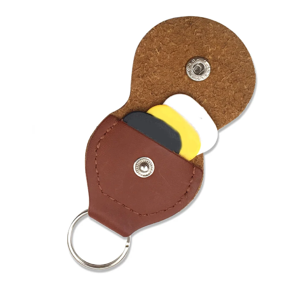 6 قطعة حامل اختيار الجيتار يستخدم قوي على المدى الطويل مقاوم للكسر مدمج خفيف الوزن لملحقات الموسيقيين أثناء التنقل #1