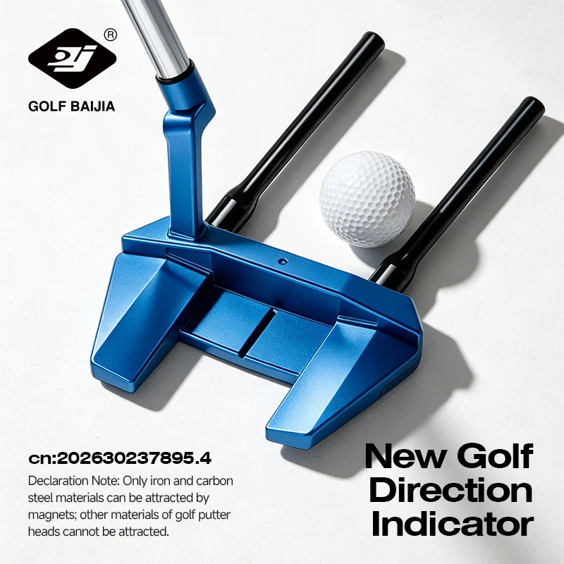 Golf Swing Direction Indicator, Easy-install Magnetic Design, Putter Aiming Trainer, Professional Chipping Club Face Angle Aid