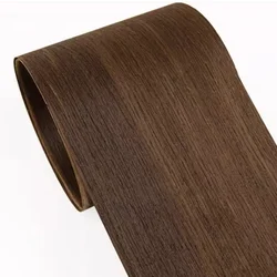 Natural Smoked Oak Wood Veneer Hotel Furniture Speaker Panel Decorative Veneer L: 2-2.5Meters/pcs Width: 12cm T: 0.4-0.5mm