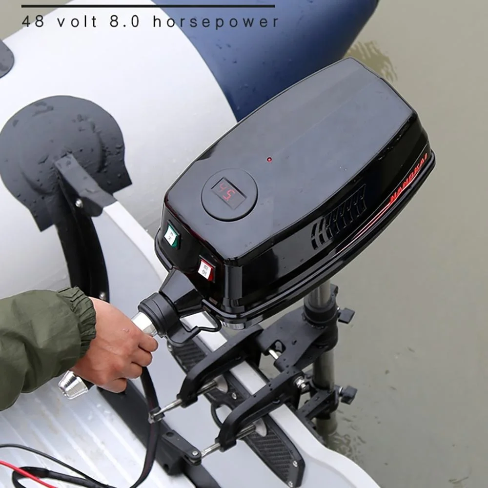 Electric Boat Engine Brushless 2200W 48V 8hp Thrust Electric Trolling Motor Outboard For Fishing Boat Jet Boat Engine