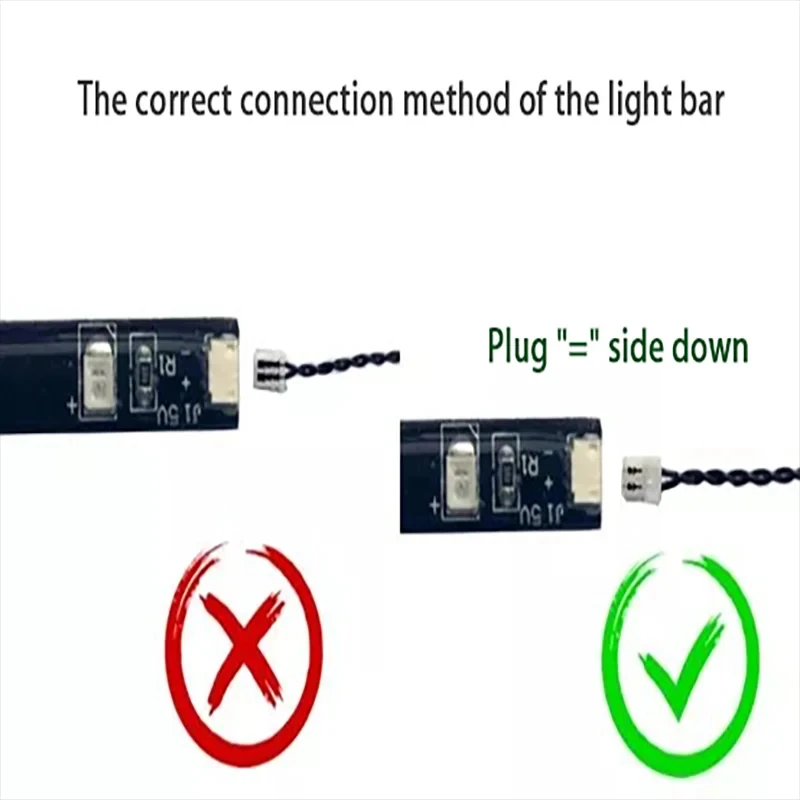 BRIXSPARK 3Pcs LED Flexible Light Strips, USB DIY Lighting Accessories For Building Block Models