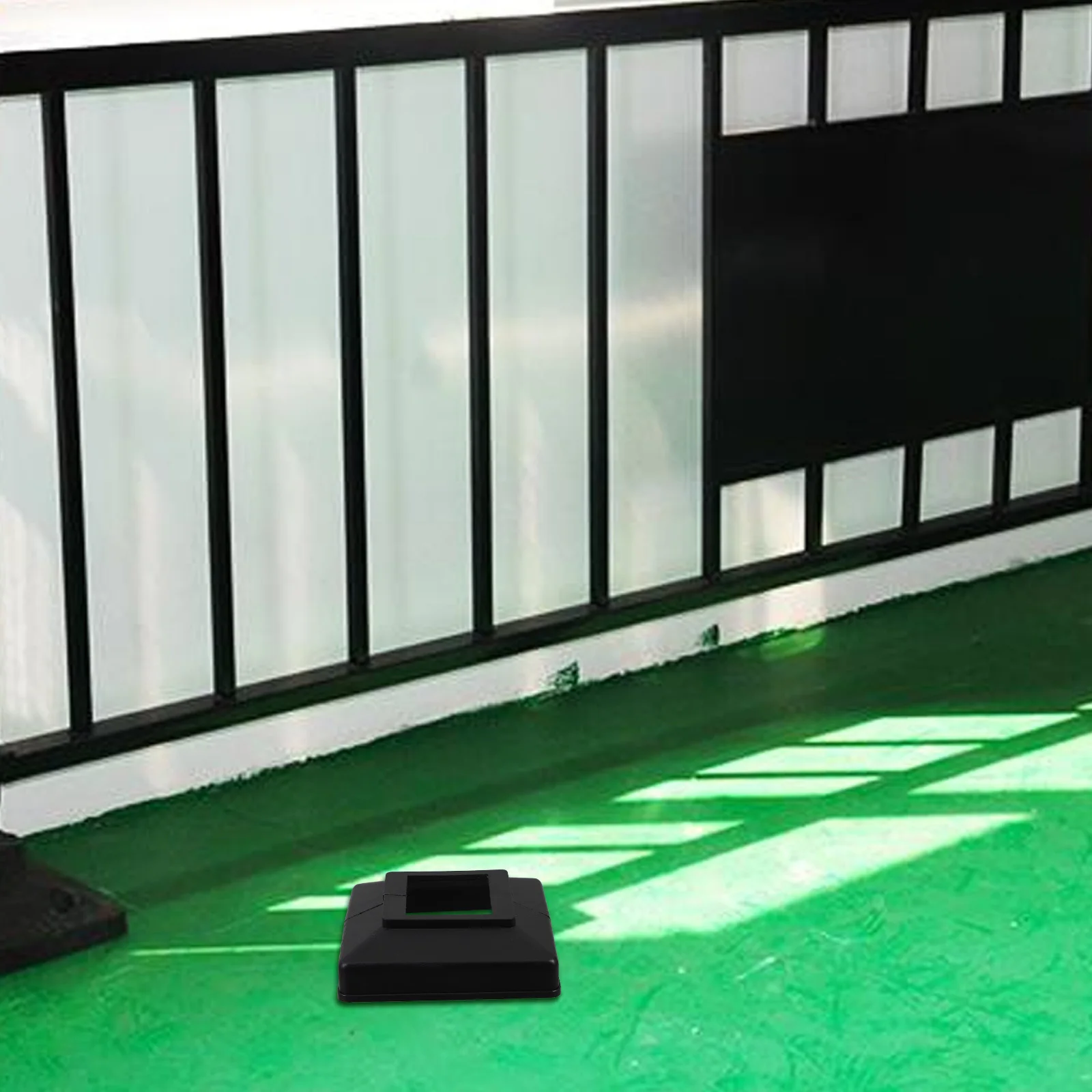 

4Pcs Plastic Fence Post Skirt Decorative Post Skirt Base Cover for Porch Columns Outdoor Fence Parts Column Wraps for Porch