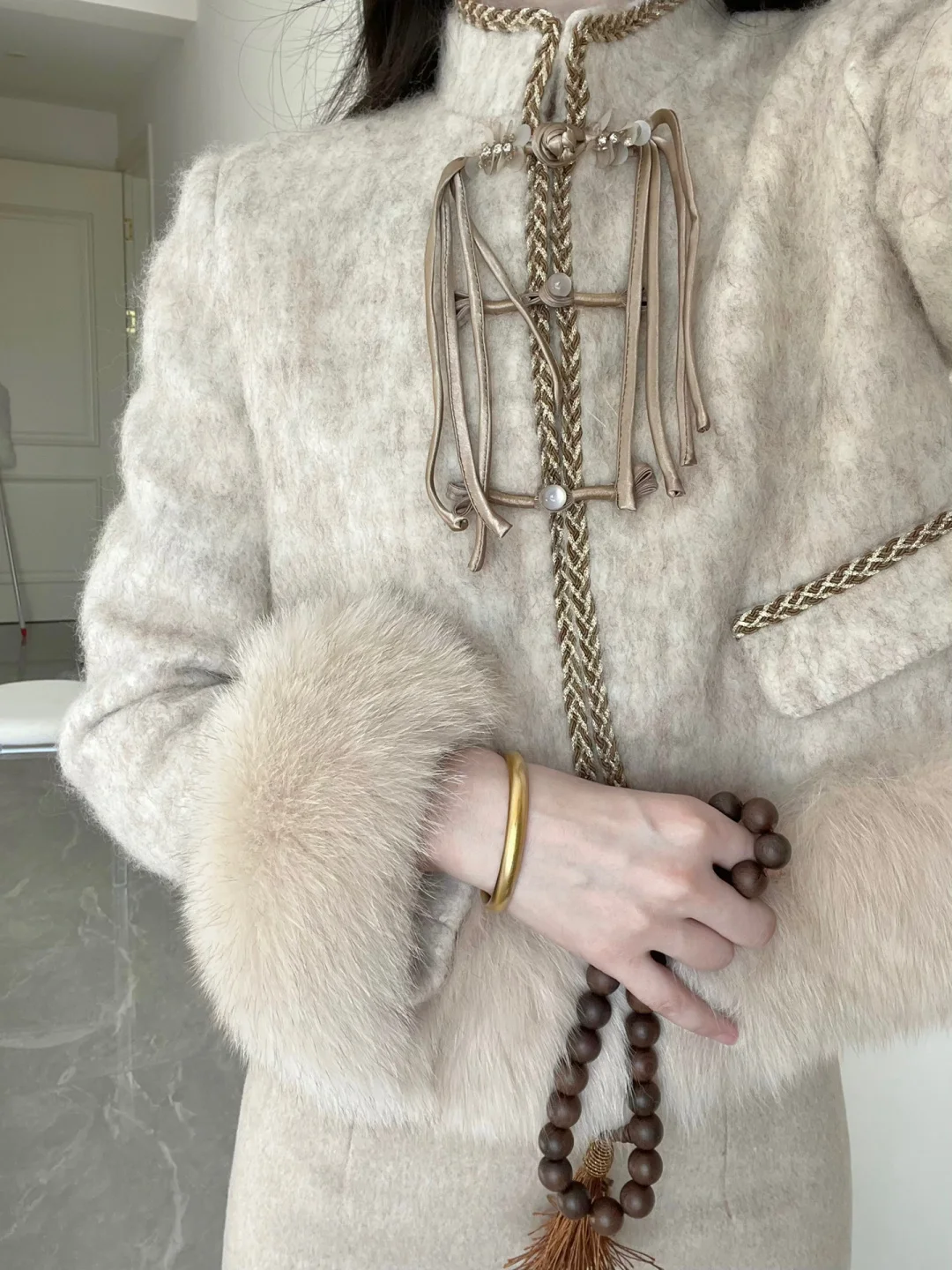 

Korean Drama Inspired Autumn Winter Set for Women Elegant Ladylike Half Skirt Outerwear Two Piece Fashionable Luxury Style